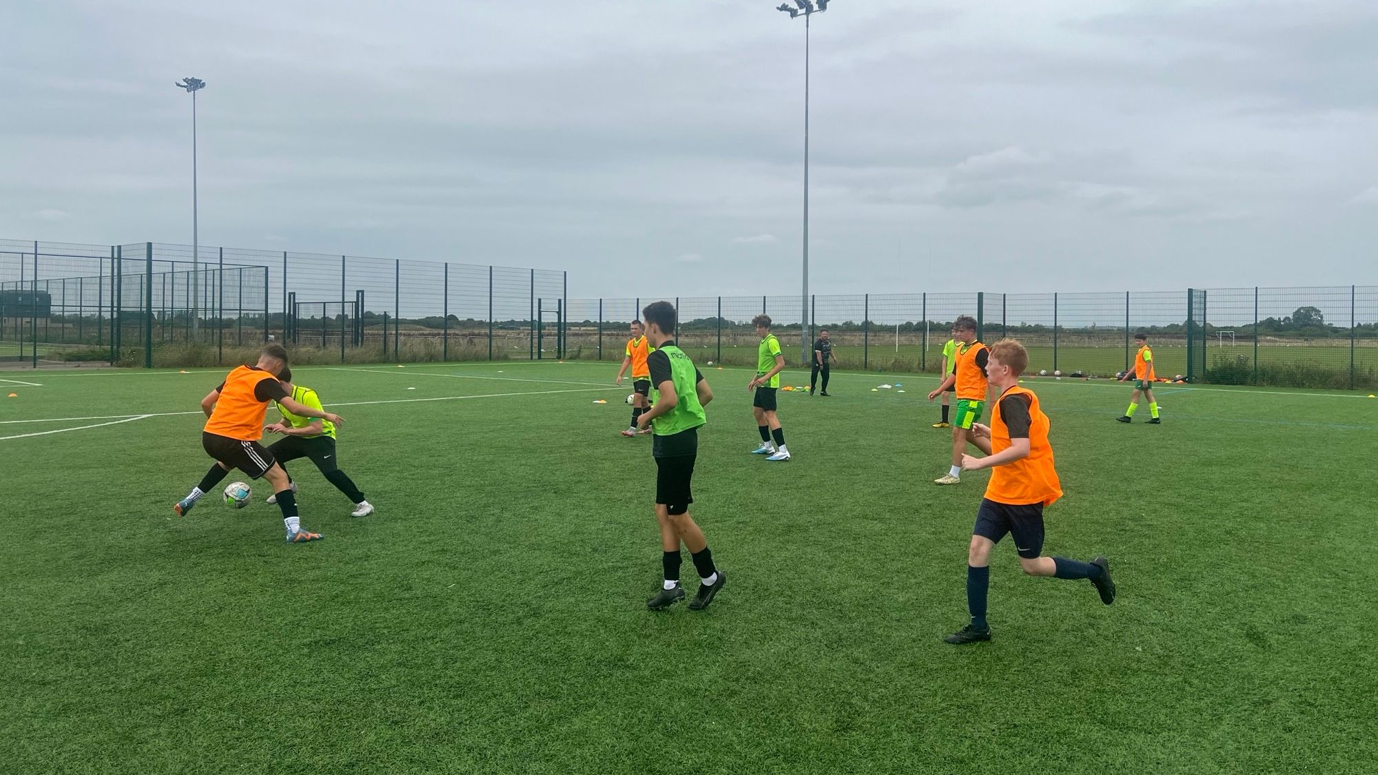 Football development training image