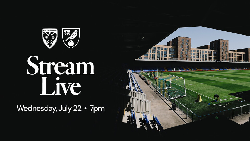 AFC Wimbledon Live from 7pm