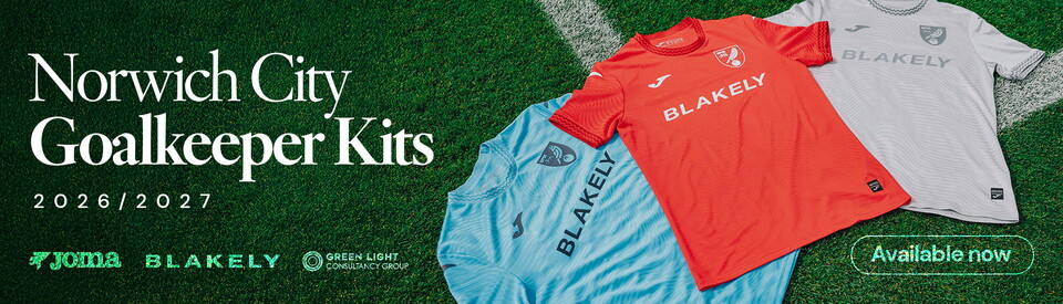 Norwich city goalkeeper kits