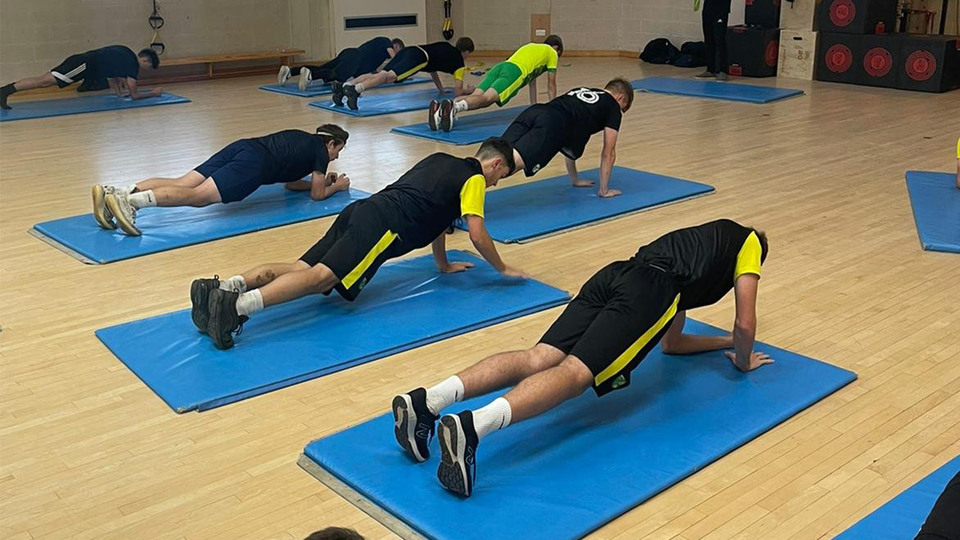 Football development training image