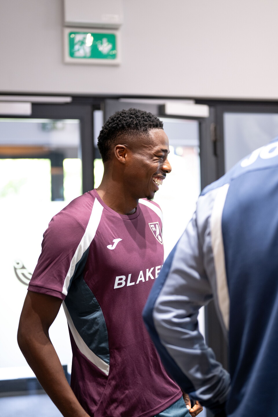 Anthony Musaba first day 