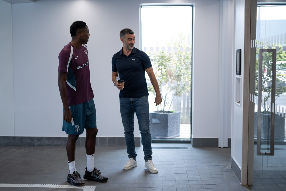 Anthony Musaba first day 
