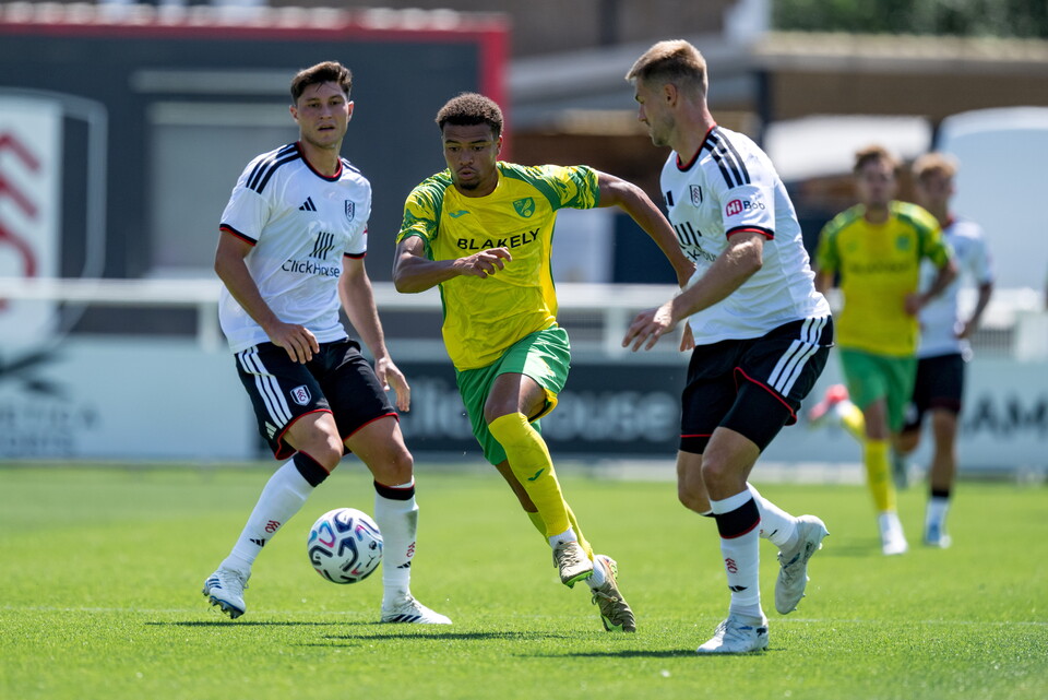 Dylan Jones against Fulham in pre-season
