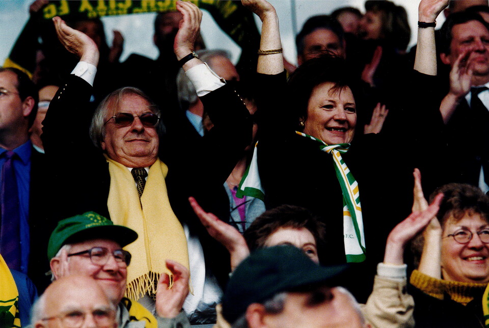 Delia Smith and Michael Wynn Jones