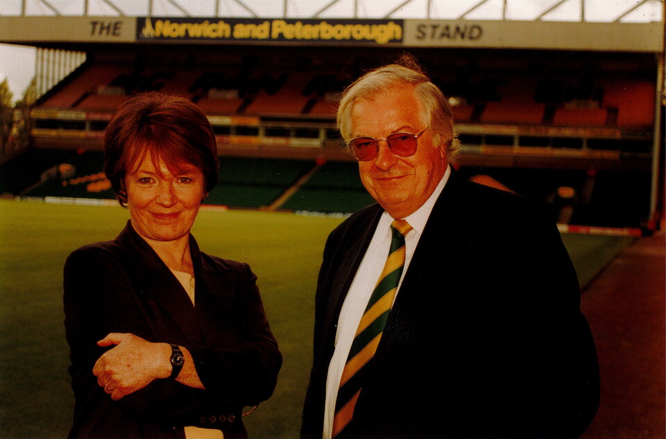 Michael Wynn Jones and Delia Smith