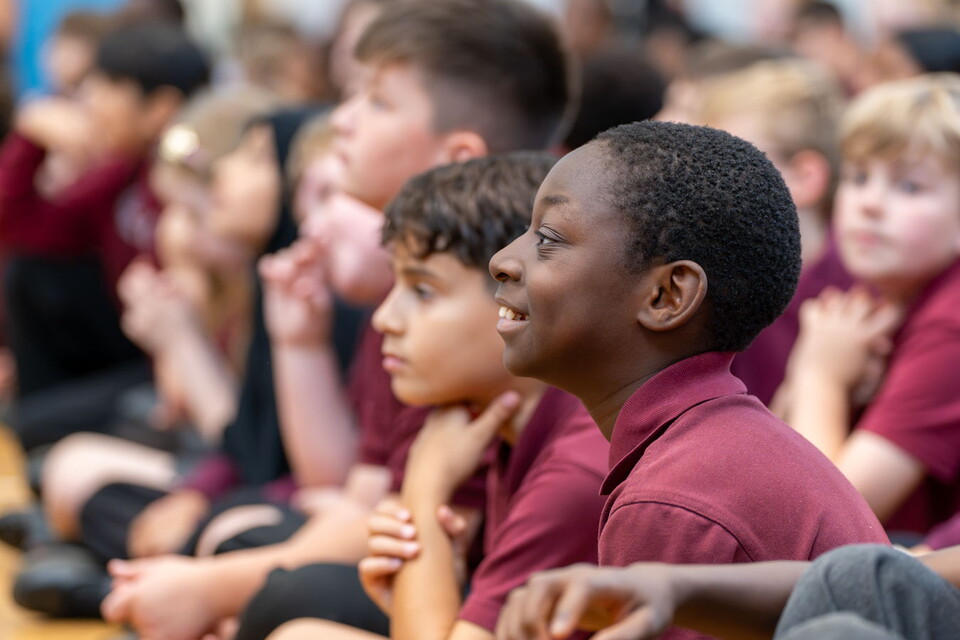Children at St Michaels VA Junior School