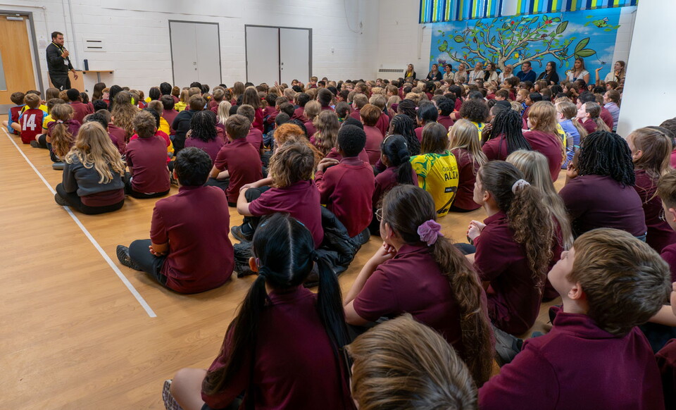 Children at St Michaels VA Junior School