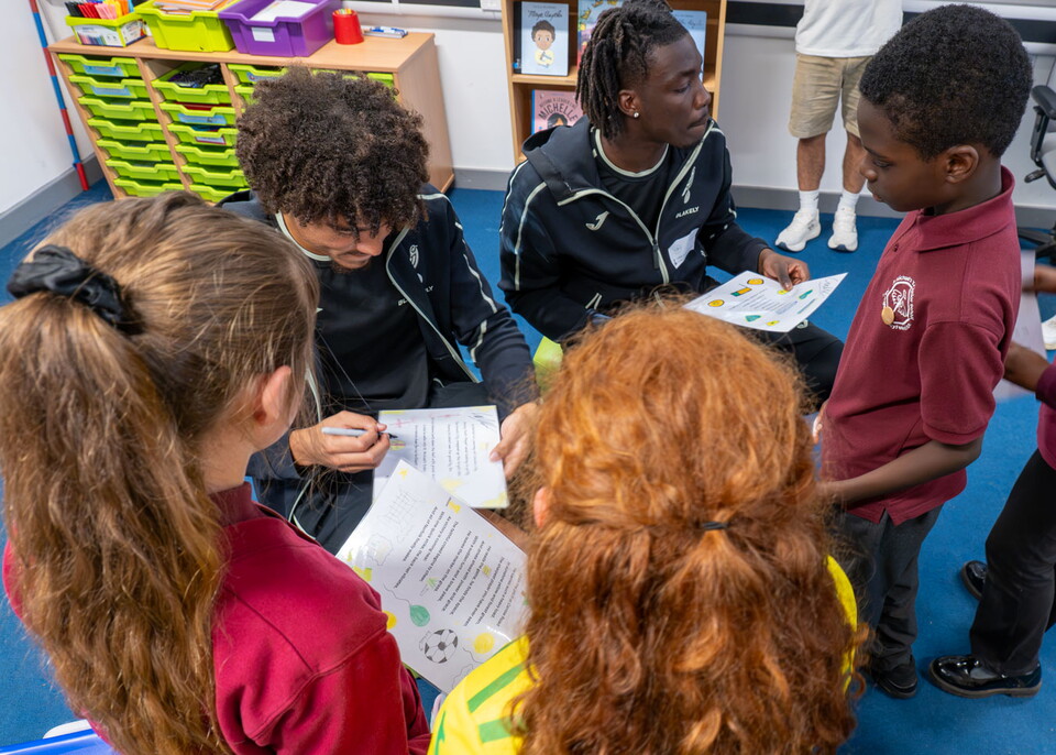 Children at St Michaels VA Junior School