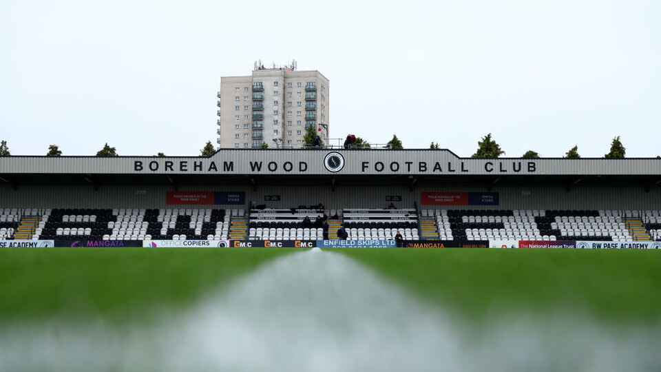 Boreham Wood Stadium GV