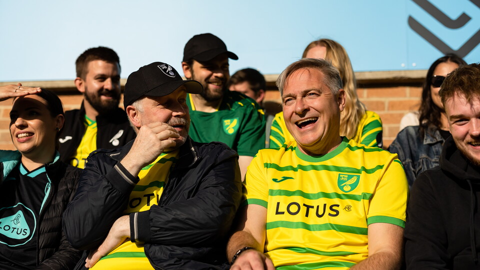 fans in a stadium