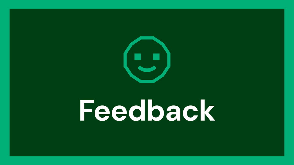 feedback area