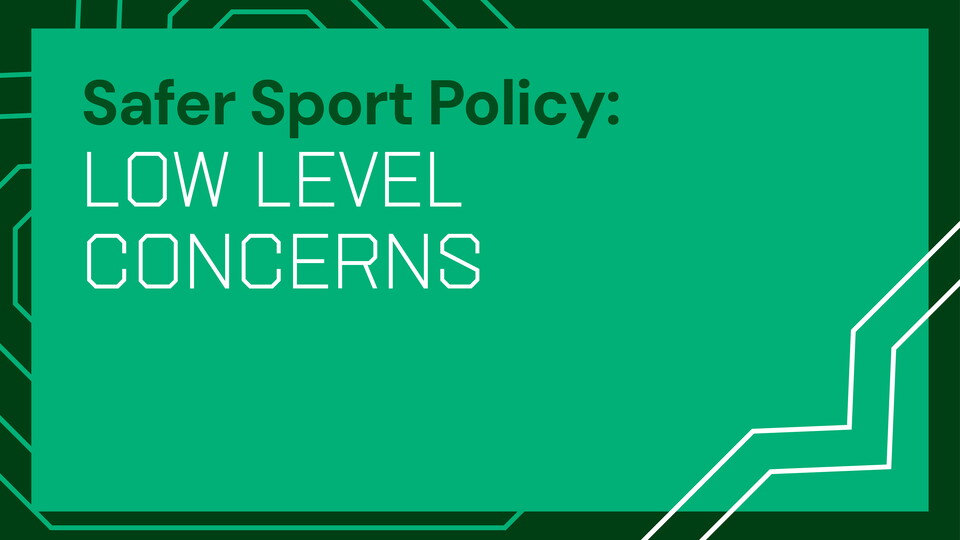 low levels concerns policy