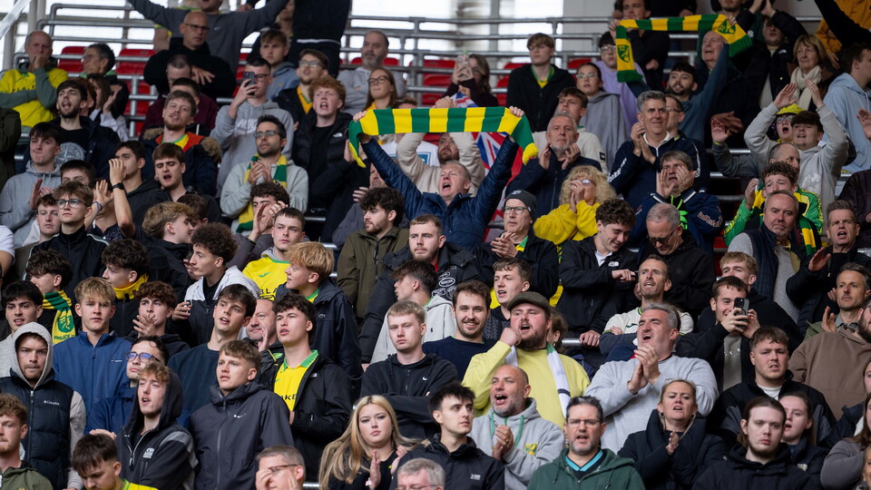 Norwich City fans at Stoke (A)