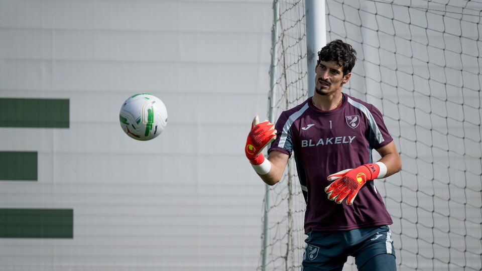 Vladan Kovačević during a training session