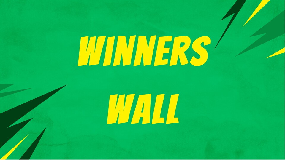 Winners Wall