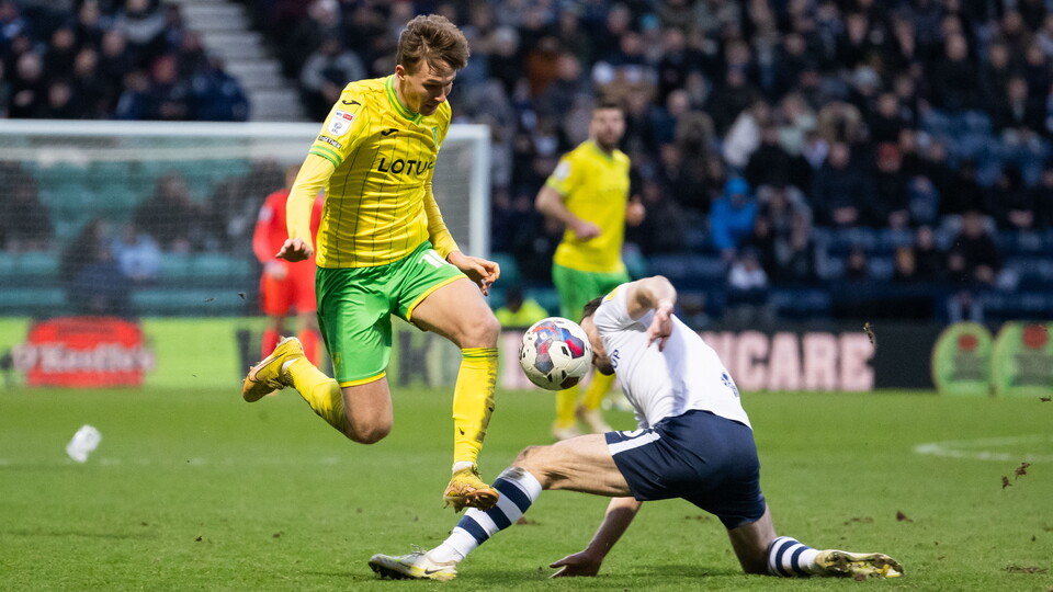 Norwich City midfielder Kieran Dowell has been nominated for the Sky Bet Championship player of the month award.