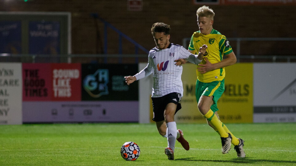 Norwich City fell to their second consecutive defeat in the Premier League 2 Division 2 as an own goal from Josh Giurgi and a header from Ziyad Larkeche gave Fulham victory.