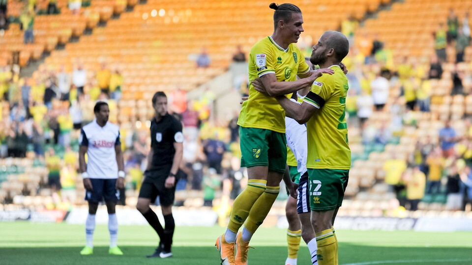 Norwich City showed resilience and determination to come from behind twice to earn a deserved point at home to Preston North End.
