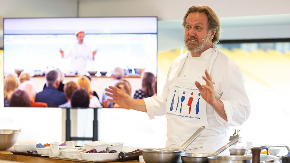 Delia's Canary Catering hosted another packed out food and wine workshop at the Top of the Terrace yesterday.