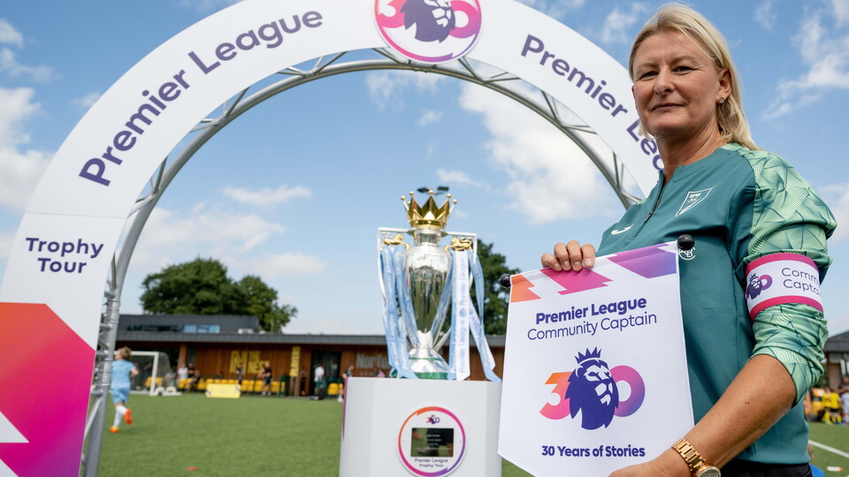 Jackie Thornton has been named as Community Captain by Norwich City in recognition of her incredible work in the local area during 24 years of work with our official charity, the Community Sports Foundation.