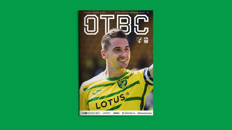 The next edition of OTBC, for Norwich City v Coventry City on Saturday, February 3, is now available to purchase online.