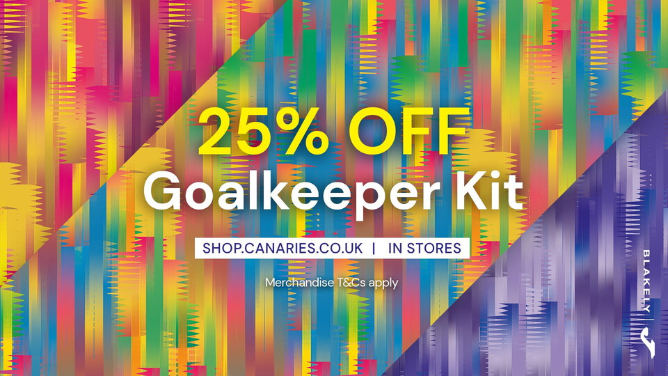 There is a 25 per cent discount on all goalkeeper kits from the 2024/25 season, available in-store or online.