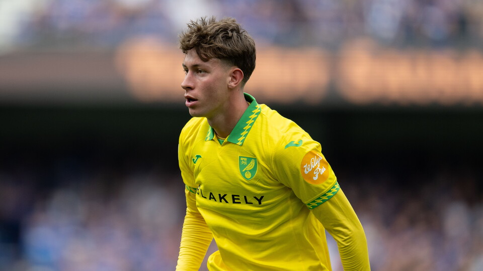 Oscar Schwartau has been named as Norwich City's October player of the month, presented by Willy's Pies.