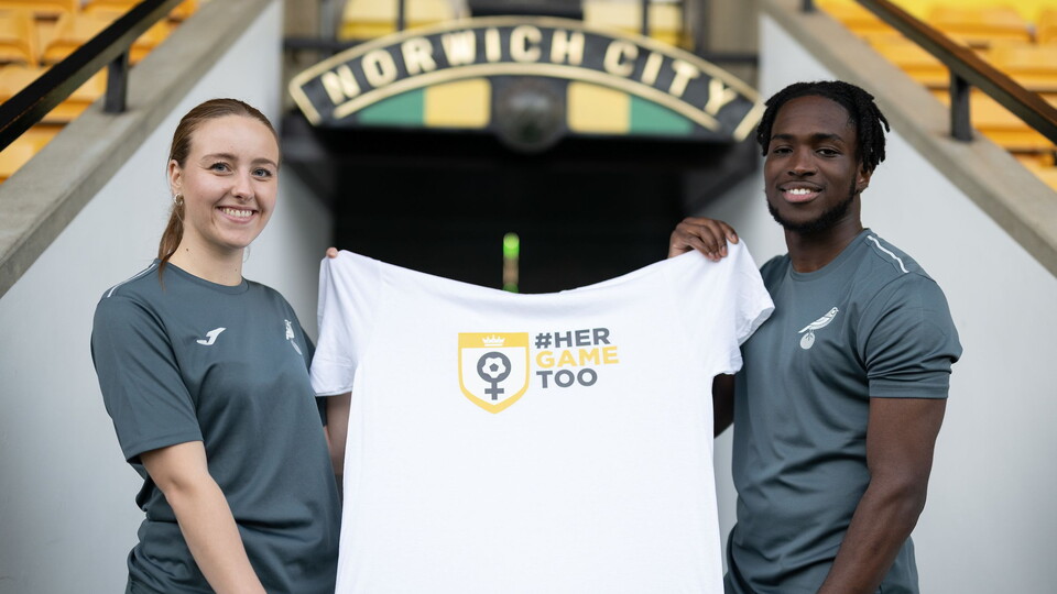 Norwich City is delighted to announce that the club will be pledging support to Her Game Too, aiming to raise awareness on sexist abuse within the realms of football.