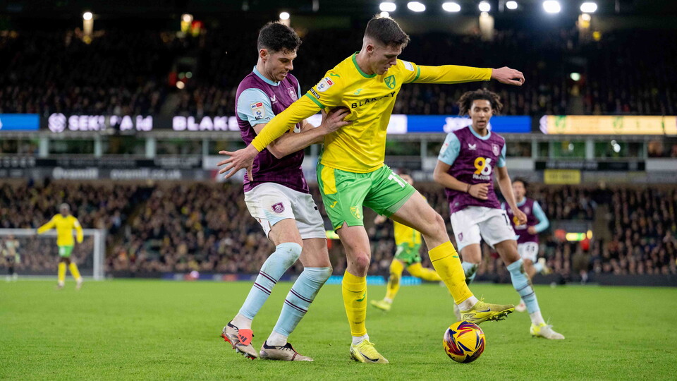 Two second-half goals condemned Norwich City to a 2-1 defeat at home to Burnley in the Sky Bet Championship.