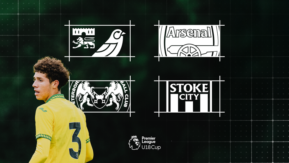 Norwich City Under-18s will face their Arsenal, Stoke City and Peterborough United counterparts in the 2025/26 Under-18 Premier League Cup.