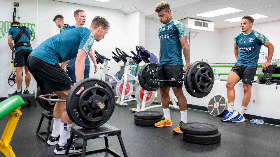 Take a look at the gallery from day four of the Norwich City squad's warm weather training camp at Al Lang Stadium in Tampa, Florida.