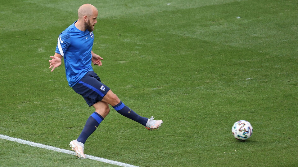 Teemu Pukki scored the opening goal of Finland's 1-1 draw at home to Iceland on Saturday.