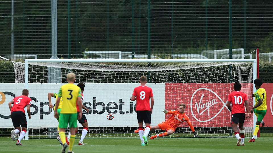 A hat-trick from Abu Kamara gave Norwich City under-23s a winning start to their Premier League 2 season.