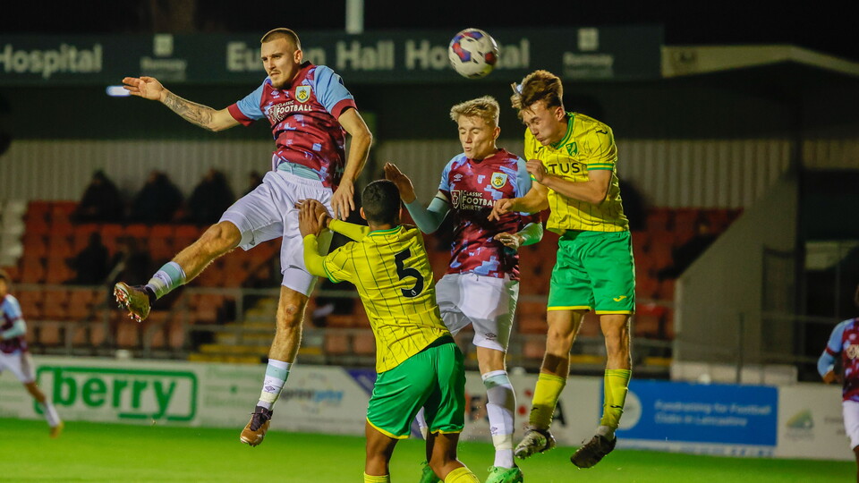 Norwich City Under-18s exited the FA Youth Cup after a penalty defeat away to Burnley.