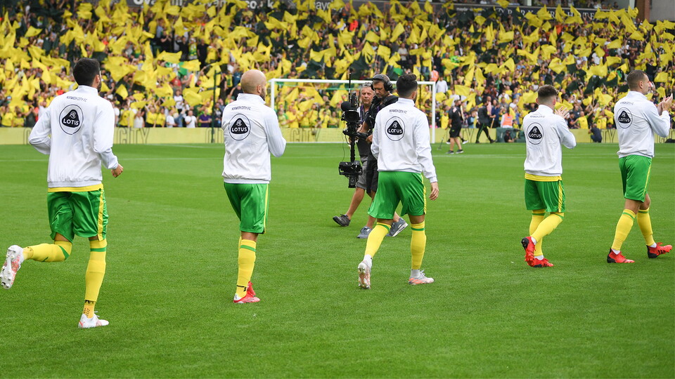 Norwich City is delighted to announce the return of the supporter funded flags to the Barclay Lower stand for this weekend’s game against Brighton and Hove Albion.