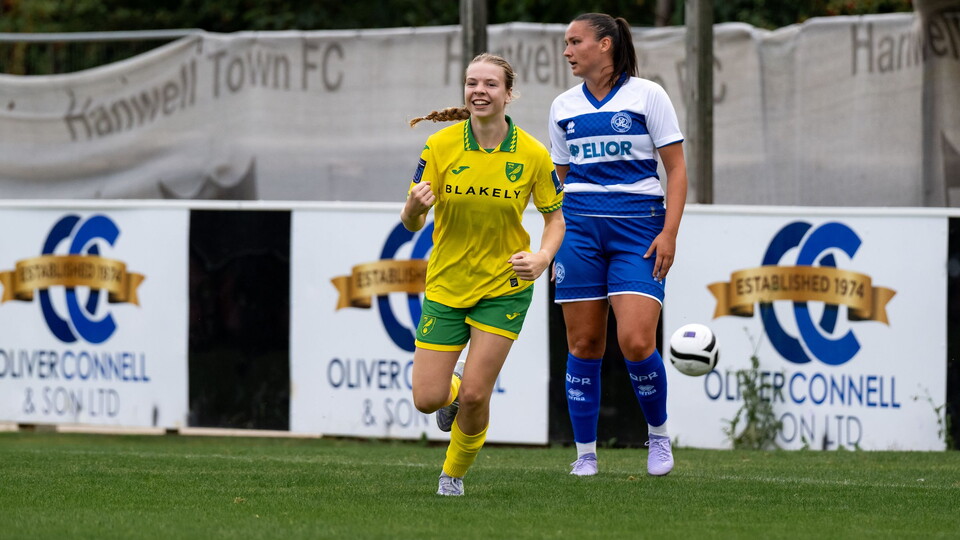 Norwich City Women's Issy Moore has been voted by fans as the Blakely Player of the Month for January