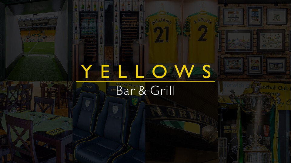 Yellows Bar and Grill are providing the perfect gift for Father’s Day this year, with a ticket for a two-course meal and stadium tour at Carrow Road.