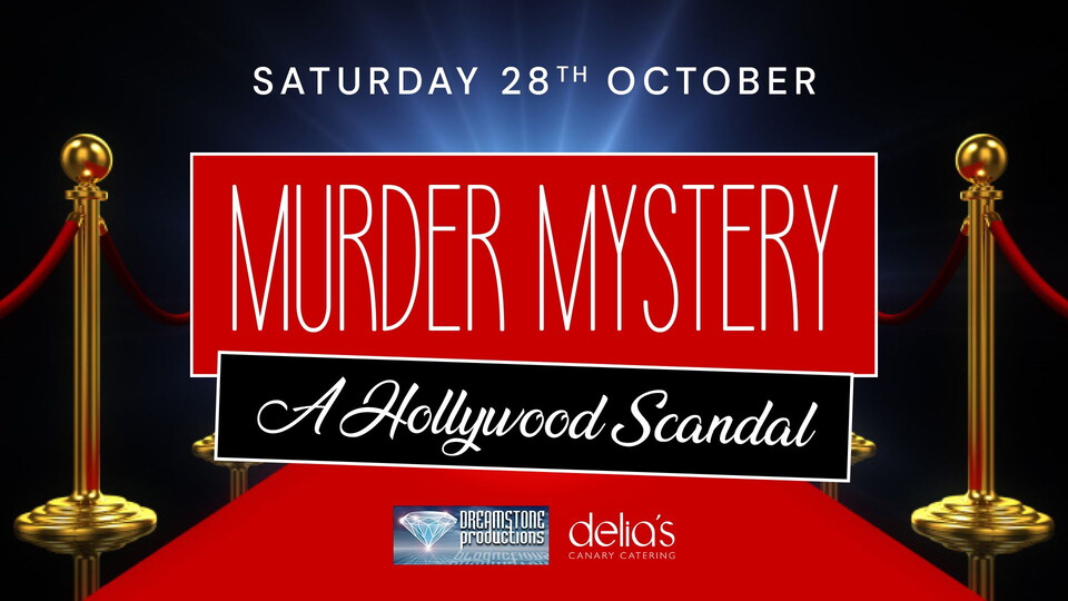 Delia's Canary Catering and Dreamstone Productions are excited to invite you to an evening of mystery and food to die for on Saturday, October 28.