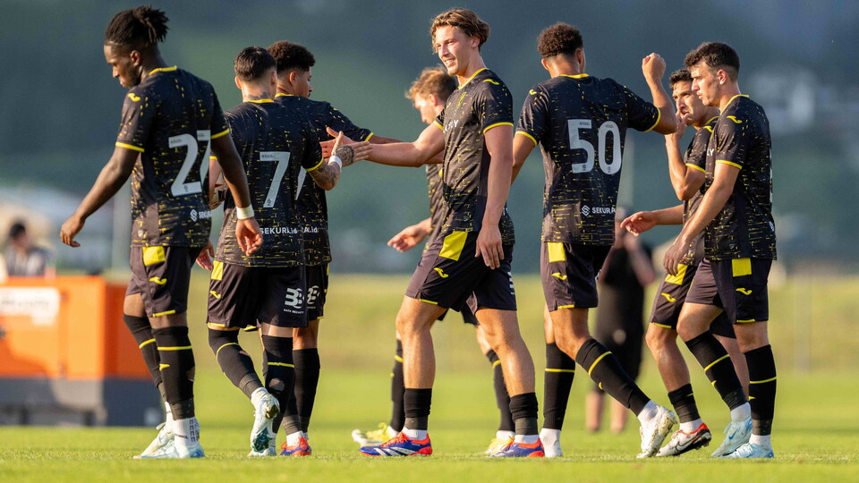 The best images from Koasastadion St Johann as Norwich City drew 2-2 with Bundesliga side TSG 1899 Hoffenheim.