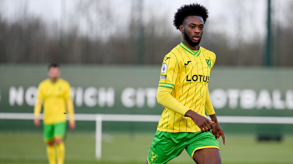 Norwich City Academy forward Abu Kamara has been nominated for January's Premier League 2 Player of the Month award.
