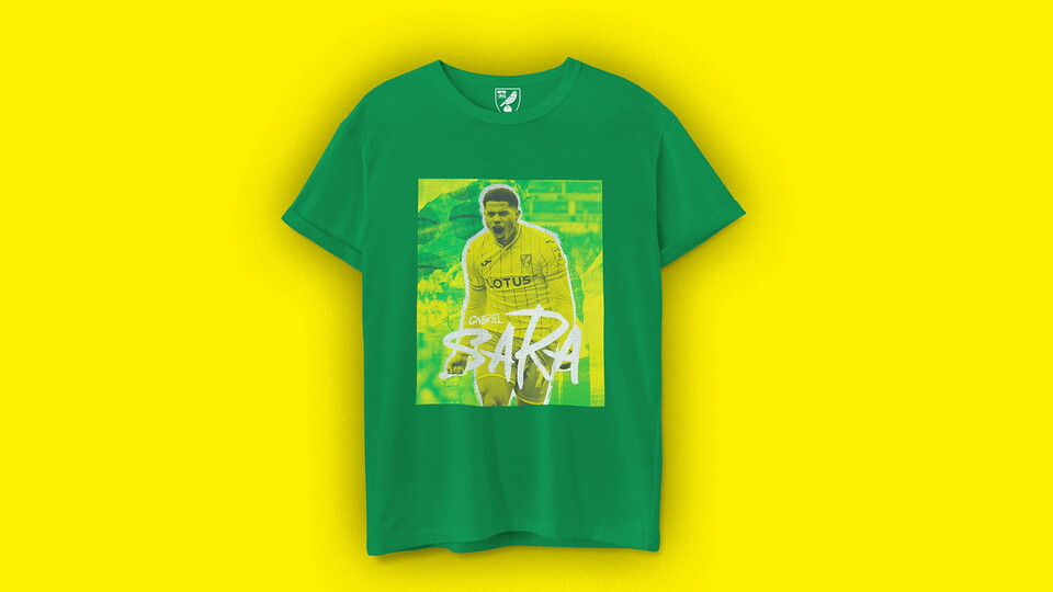 New club merchandise has landed in store featuring club legend Teemu Pukki and Player of the Season Gabriel Sara.