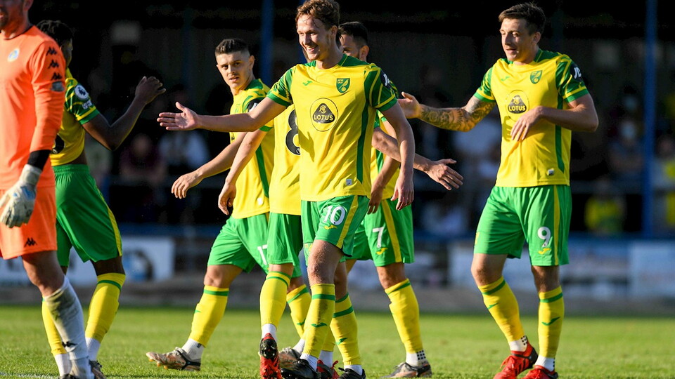 Norwich City recorded a 3-1 win at King's Lynn Town in their first pre-season friendly thanks to goals from Kieran Dowell (2) and Adam Idah.