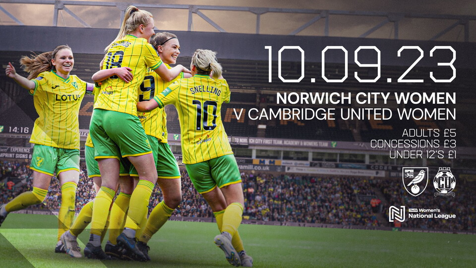 We are delighted to confirm that Norwich City Women will return to Carrow Road to host Cambridge United Women on Sunday, September 10 in an FAWNL fixture.
