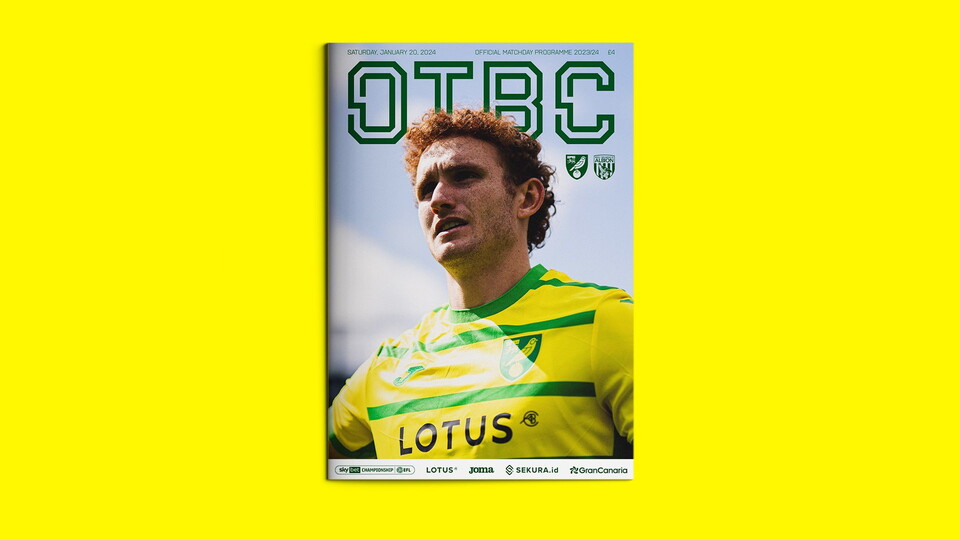 The next edition of OTBC, for Norwich City v West Bromwich Albion on Saturday, January 20, is now available to purchase online.