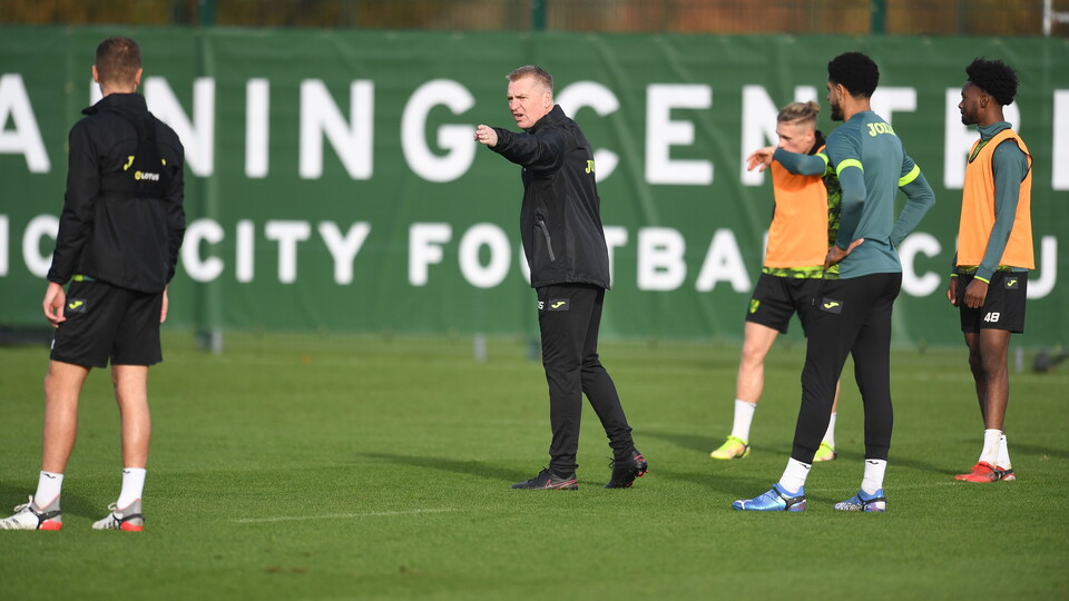 Head coach Dean Smith has an almost fully fit squad to choose from for Norwich City's Premier League match against Southampton on Saturday.