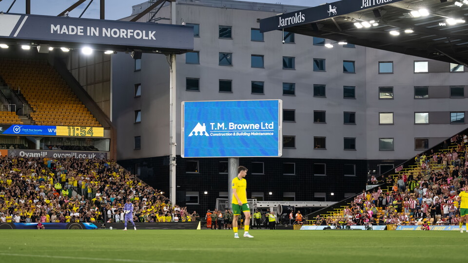 Norwich City are pleased to confirm construction and building maintenance contractors T M Browne Ltd as regional partners.