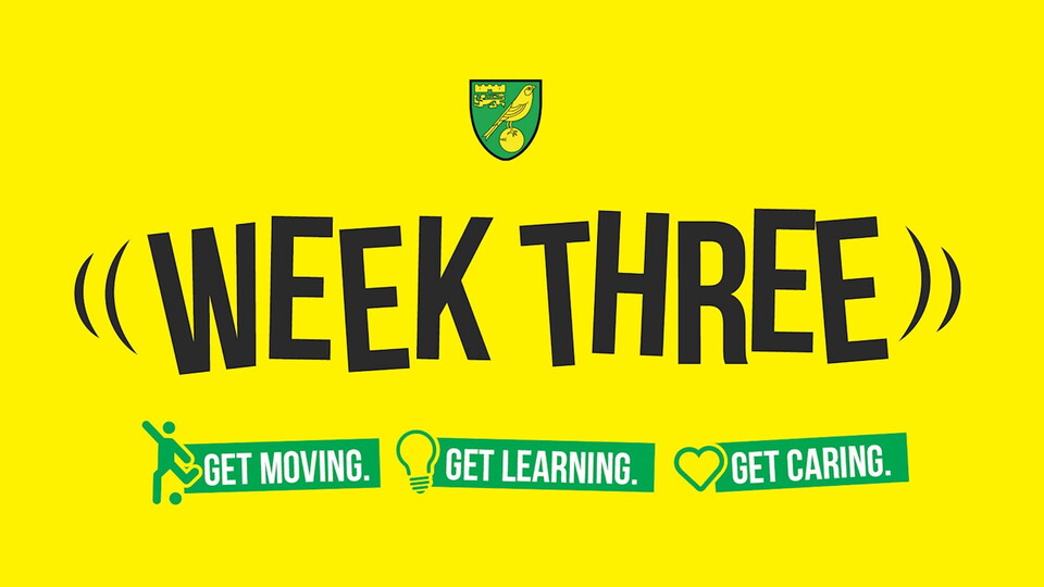 Active Canaries will provide challenges, resources, and inspiration in three main areas – Get Moving, Get Learning - alongside Junior Canaries, and Get Caring.