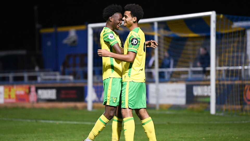 Norwich City Under-23s forwards Abu Kamara and Tom Dickson-Peters have both been nominated for the Premier League 2 Player of the Season award.