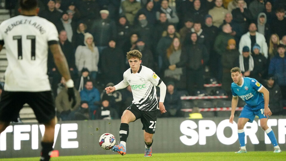 Tony Springett made his debut for Derby County in their 2-1 win against Bolton Wanderers in Sky Bet League One over the weekend.