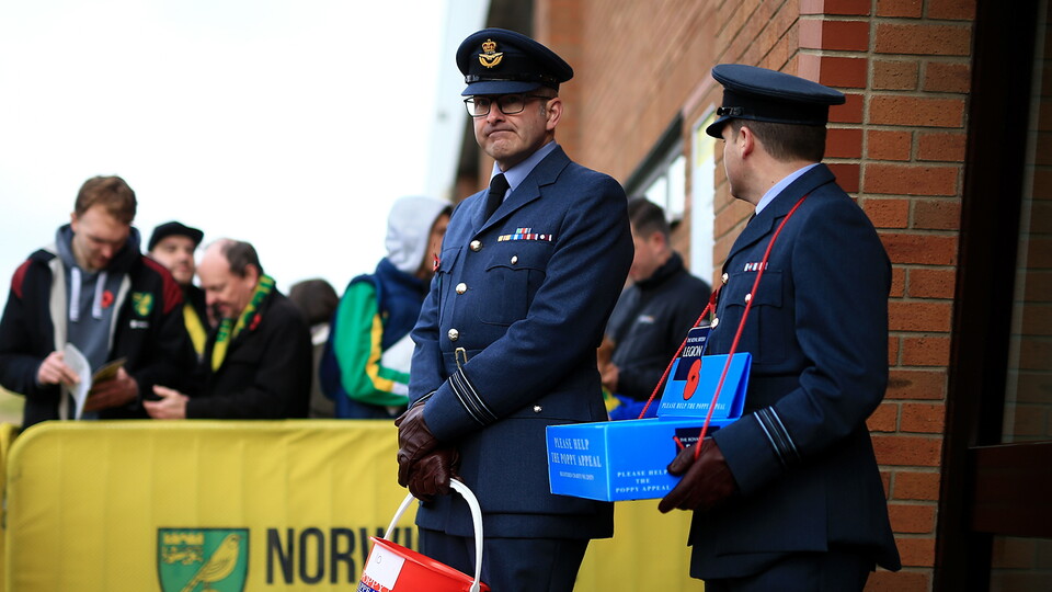 Norwich City will mark its annual support for the Royal British Legion at our Sky Bet Championship fixture against Swansea City on Saturday, November 7.